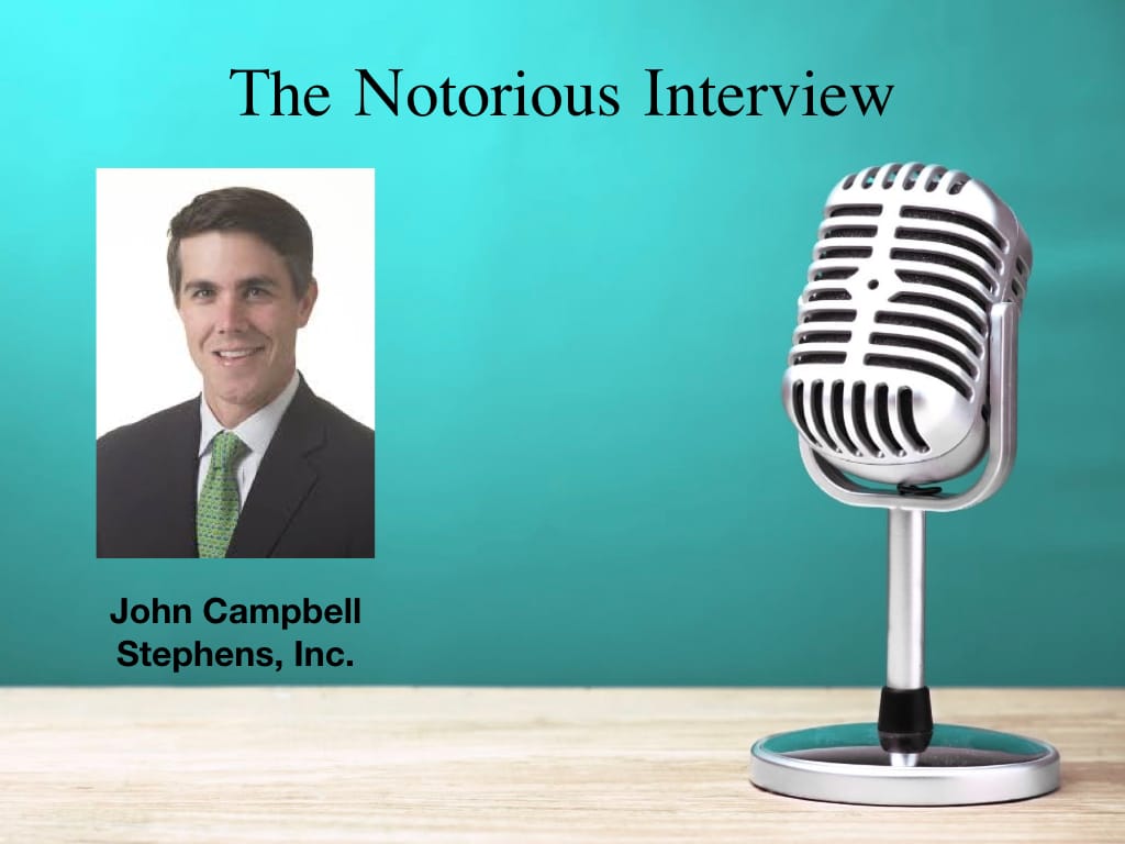[VIP] The Notorious Interview: John Campbell, Stephens