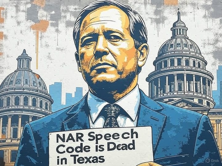 Texas Looks Set to Ban the NAR Speech Code